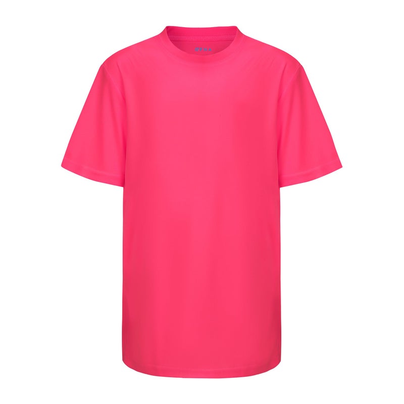 Opna Youth Boys Dri Fit Athletic T Shirts for Boys & Girls Sports Undershirt â€“ Youth & Teen Sizes NEONPNK-M Bright Pink - Image 3